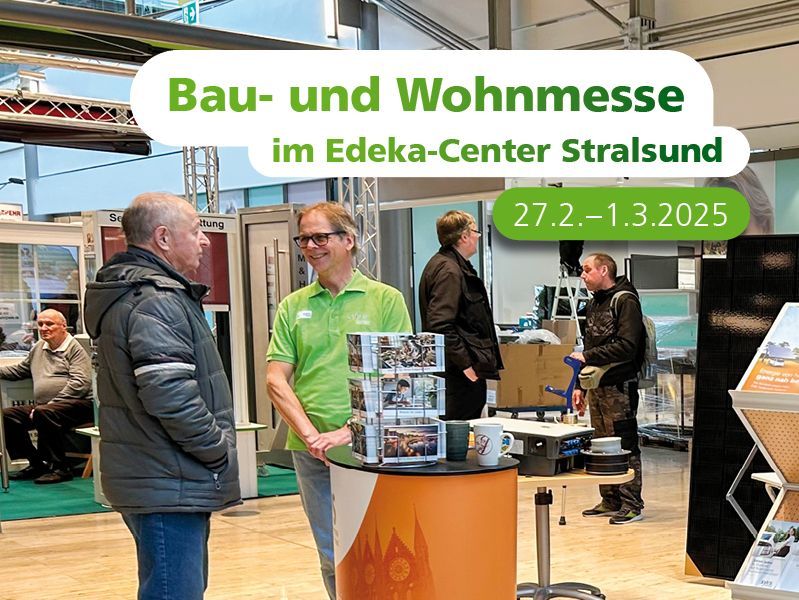 Bau- und Wohnmesse mit den Stadtwerken Stralsund bei Edeka-Center / MMZ