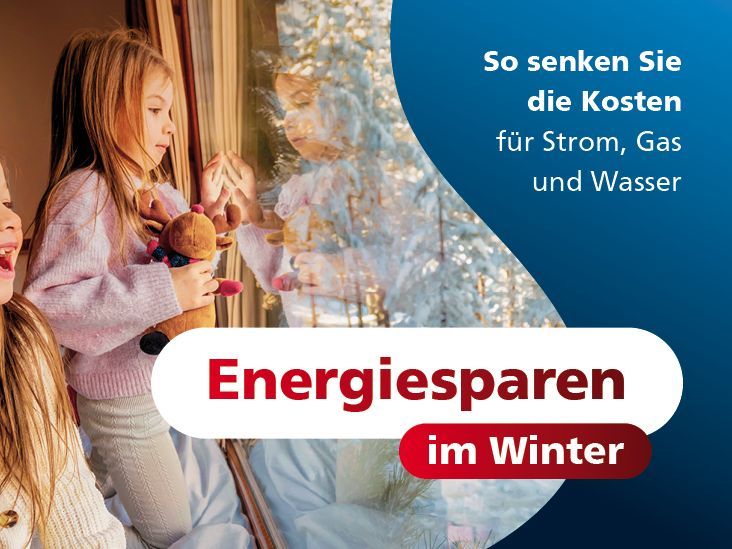 Kinder sind im Kinderzimmer und sparen Energie im Winter - Tipps zum Stromsparen