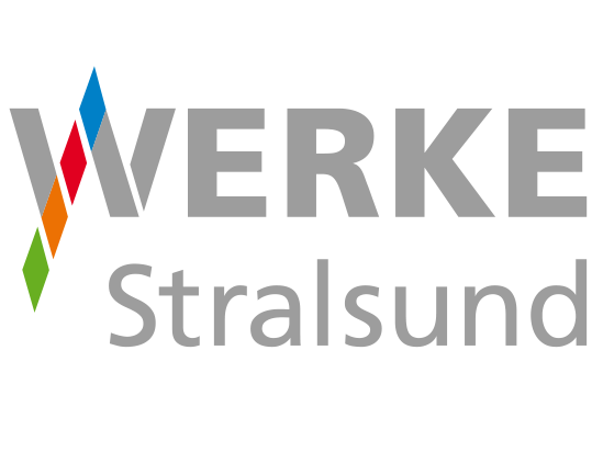 Logo Stadtwerke Stralsund mehrfarbig RGB für Webansichten